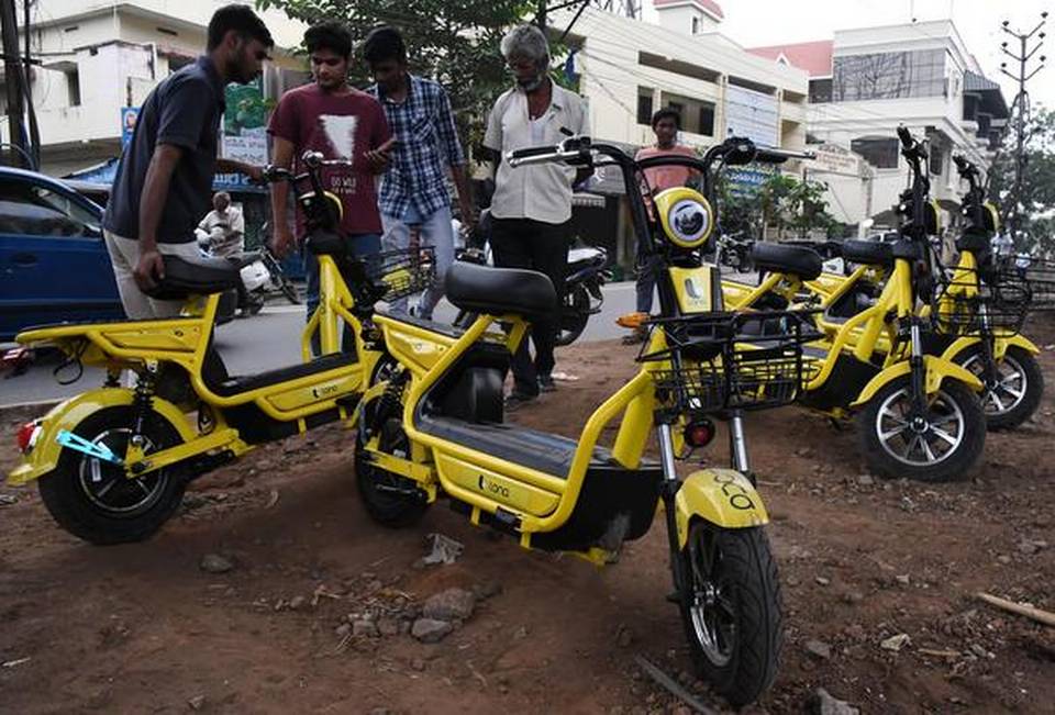 Rent an electric bike for just ₹10 Business League