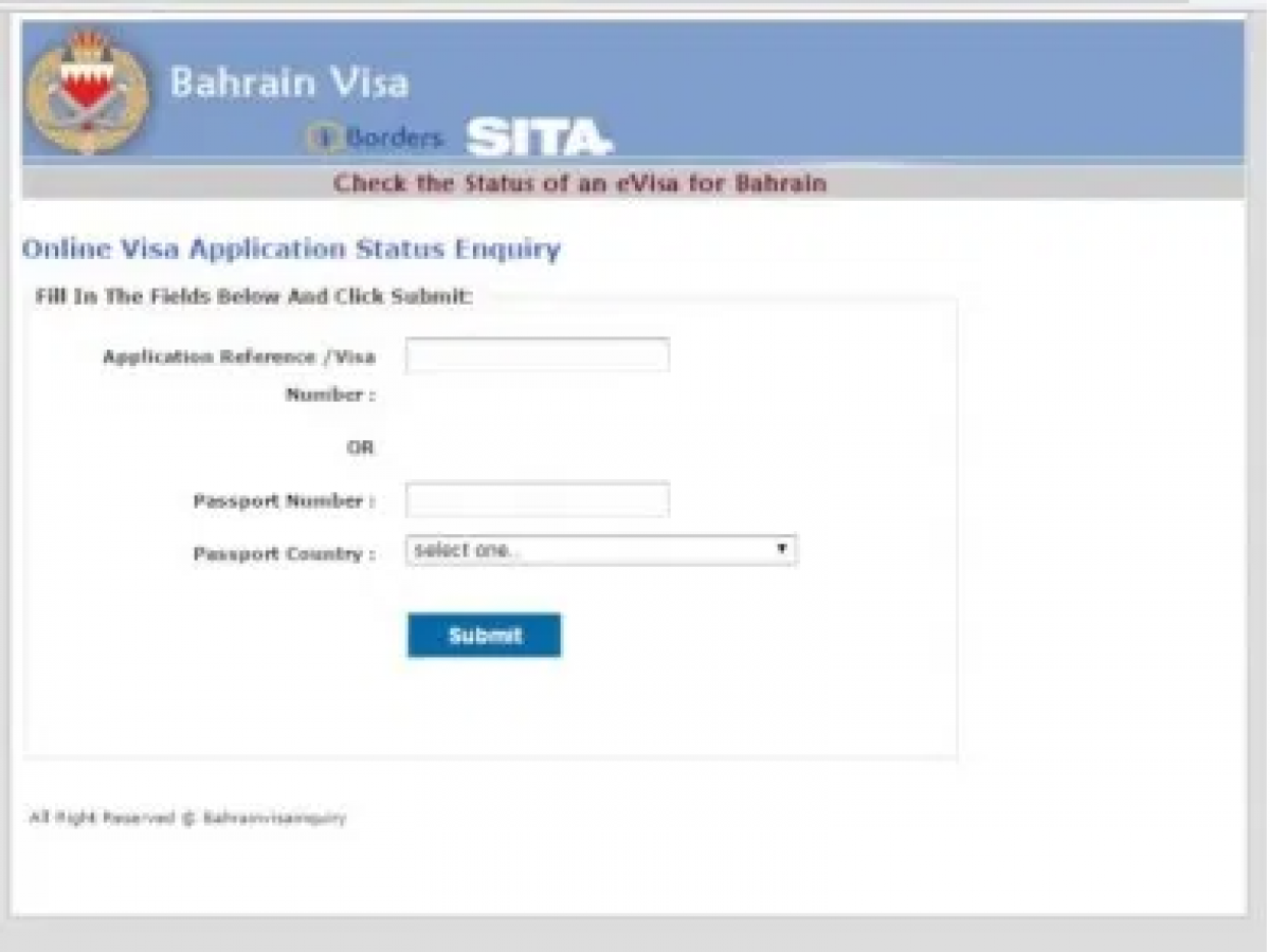 Bahrain visa status