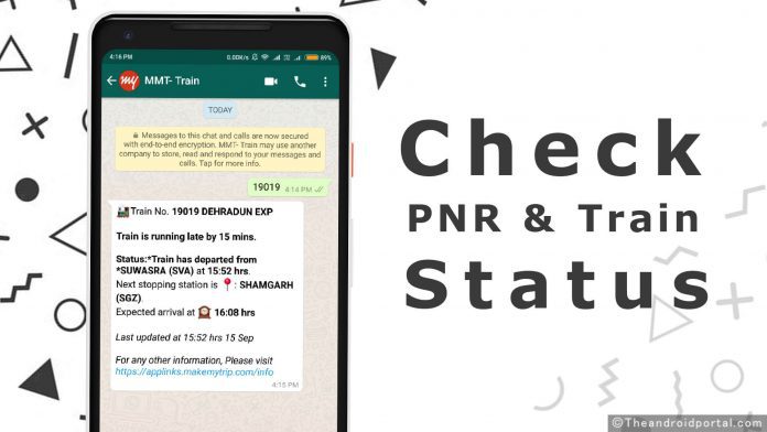 Indian Railways news: This is the way to view PNR status directly on WhatsApp, get real time information