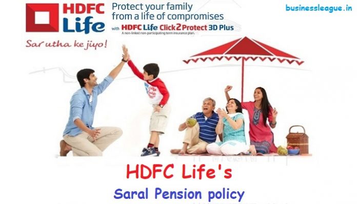 HDFC Life's Saral Pension policy, Know All details