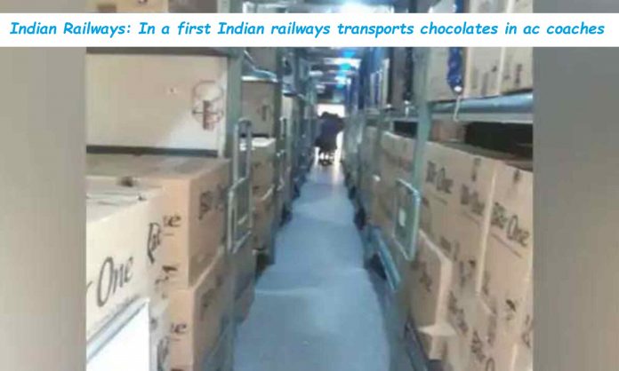 Indian Railways: Big News! In a first Indian railways transports chocolates in ac coaches, know details