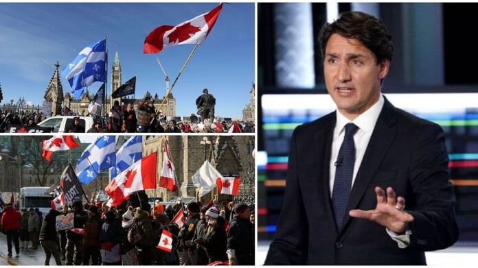 Trudeau trolled for using emergency powers to quell truckers' protest in Canada