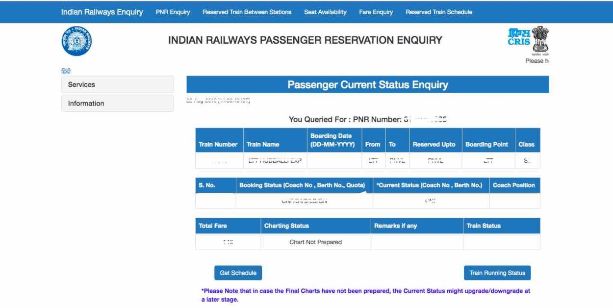 IRCTC confirmed train ticket Getting a confirmed train ticket has