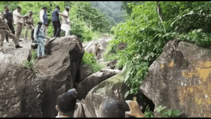Viral video: Former Uttarakhand CM Trivendra Rawat climbs hill after elephant blocks convoy