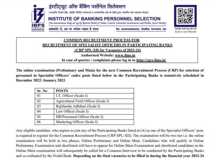 IBPS SO Recruitment 2022: Golden opportunity to getting a job of these post in IBPS, salary up to 50,000, know other details here