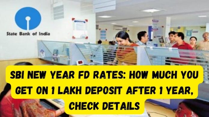 SBI New Year FD Rates: How much you get on 1 lakh deposit after 1 year, Check details