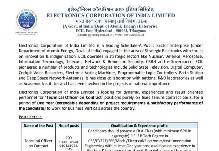 ECIL Recruitment 2023: Get job in government company only through interview and get salary up to 25000 every month