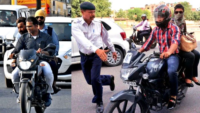 New Traffic Rules: Now challan will also be deducted for wearing helmet, know the changed rules
