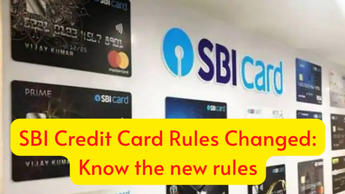 SBI Credit Card Rules Changed: SBI credit card rules will change from tomorrow, know the new rules