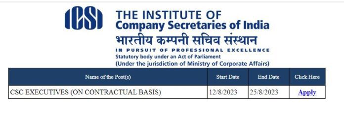 ICSI Recruitment 2023: Opportunity to get a job with 60000 monthly salary, selection will be done without examination