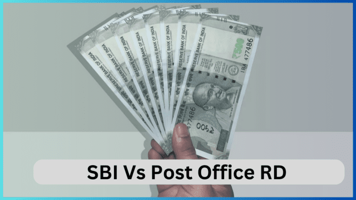 SBI Vs Post Office RD : SBI is giving more interest on RD to senior citizens than Post Office, check rate