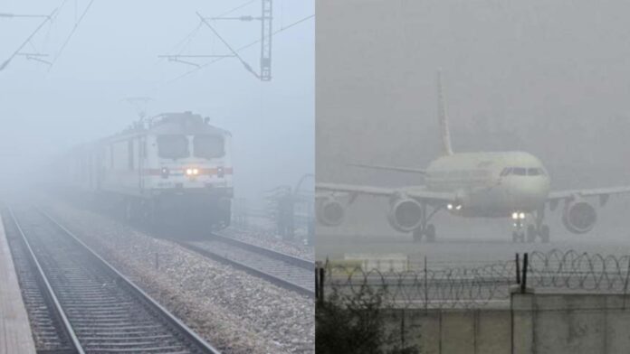 Flights and trains delayed update: Nearly 80 flights and many trains delayed in Delhi due to dense fog, know details