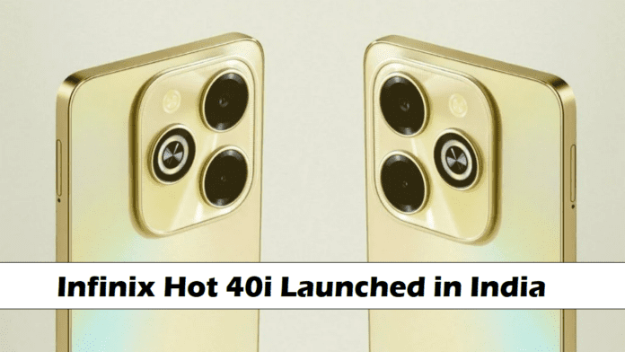 Infinix Hot 40i Launched in India with 32MP selfie camera: See price & specifications