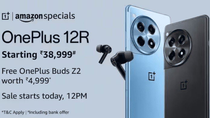 OnePlus 12R sale starts, OnePlus Buds Z2 worth ₹5,000 worth free on purchase