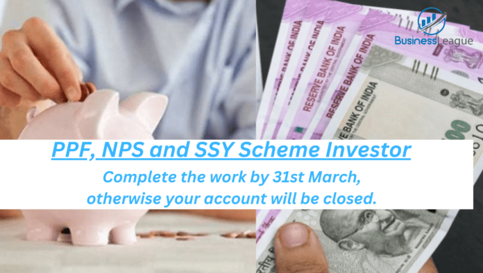 PPF, SSY, NPS Account Update: Complete this work before this date, otherwise your account will be frozen.