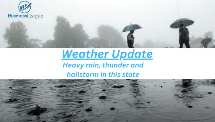 Weather update: Heavy rain, thunder and hailstorm in this state; Orange alert for next 3 days