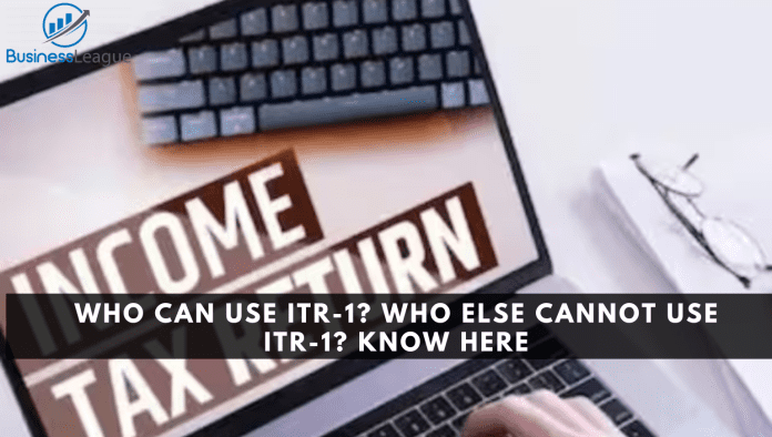 Who can use ITR-1? Who else cannot use ITR-1? know here