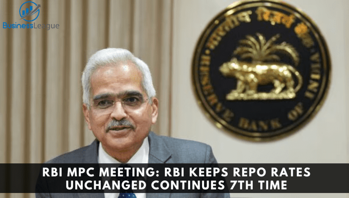 RBI MPC Meeting: RBI keeps repo rates unchanged continues 7th time in April Monetary Policy Meeting