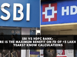 SBI vs HDFC Bank: Where is the maximum benefit on FD of ₹5 lakh in 5 years? know calculations