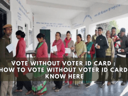 Vote Without Voter ID Card : How to vote without Voter ID card, know here