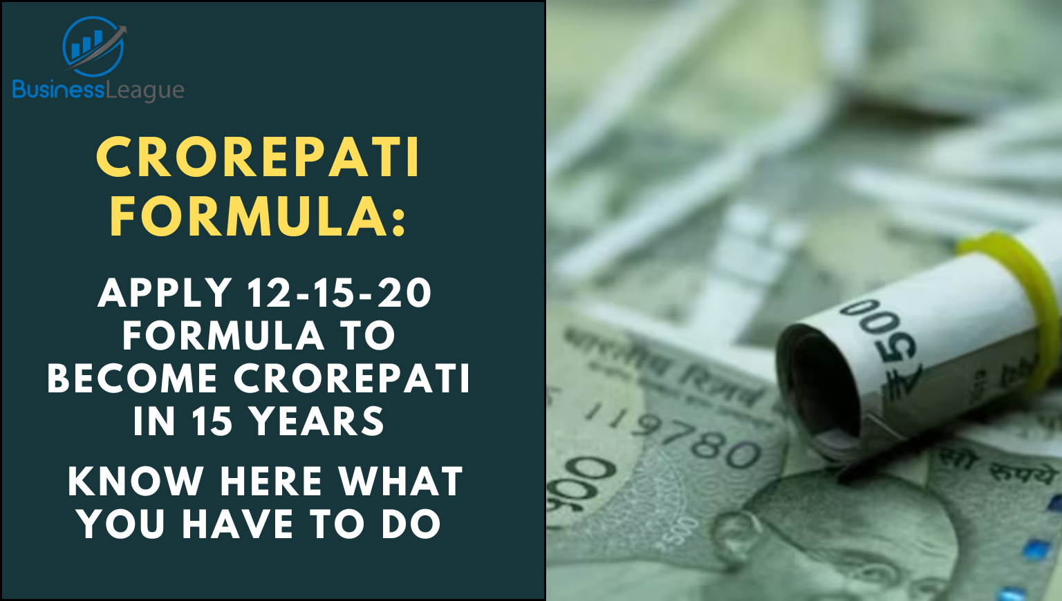 Crorepati Formula: Apply 12-15-20 formula to become Crorepati in 15 years, Know here what you have to do