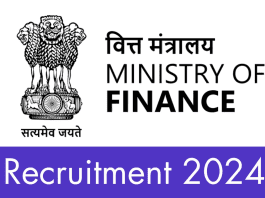 Finance Ministry Recruitment