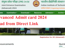 JEE Advanced Admit Card 2024 Out, download now from this link