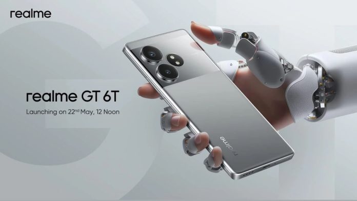 Realme GT 6T launching in India on 22 May 2024