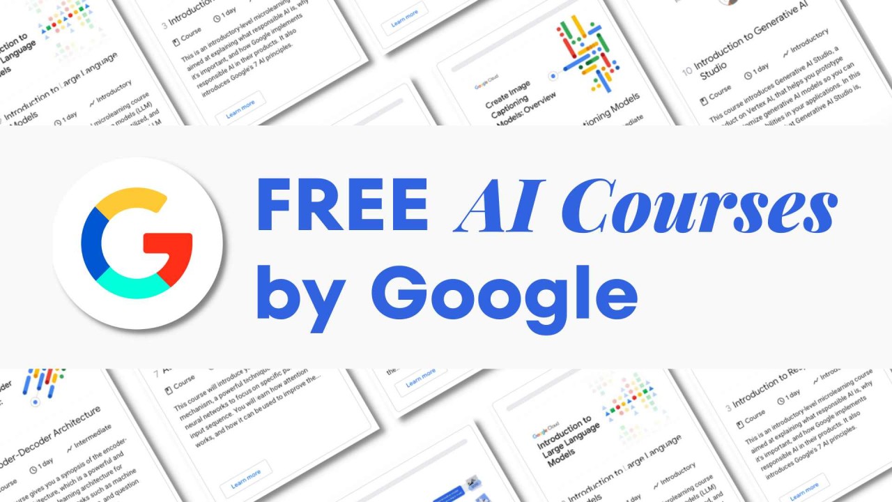 Google AI Course Free Google has started a new AI course for free, you