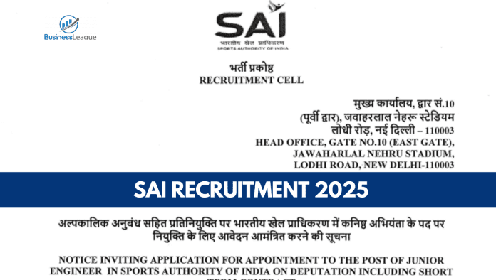 SAI Recruitment 2025: Golden opportunity to get job in Sports Authority of India without written exam, salary will be Rs 112000