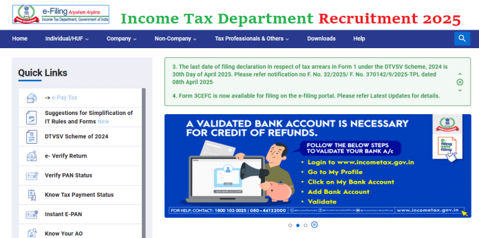 Income Tax Department Recruitment 2025: Golden chance to get job in Income Tax Department, salary will be Rs 1,12,000, apply soon