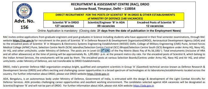 DRDO Recruitment 2025: Golden opportunity to get job on these posts in DRDO, you will get 1,00,000 salary, know selection and others details here