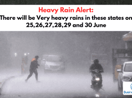 IMD Rain Alert: There will be Very heavy rains in these states on 25,26,27,28,29 and 30 June, strong winds will blow at a speed of 40-50, know details