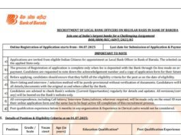 BOB LBO Recruitment 2025: Bank of Baroda has released bumper recruitment for local bank officer, will get good salary, know complete details