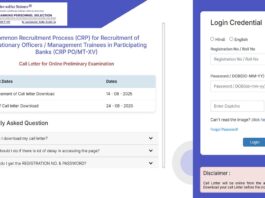 IBPS PO Pre Exam 2025: Admit card issued can be downloaded till 24th August, first exam on 17th