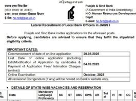 Bank Recruitment 2025: More than 700 jobs in Punjab and Sindh Bank, salary of Rs 85000, know selection & other details