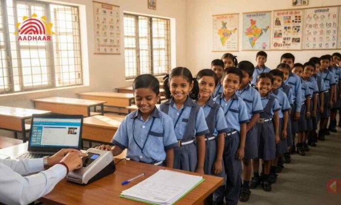 Aadhaar biometrics of students made compulsory in UP primary schools, camps to be organised