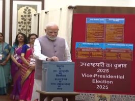 Vice President Election 2025: Voting begins for Vice Presidential election, PM Modi casts first vote