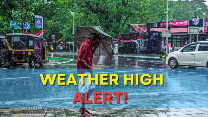 Weather High Alert! There will be torrential rain in these 15 districts in the next 24 hours
