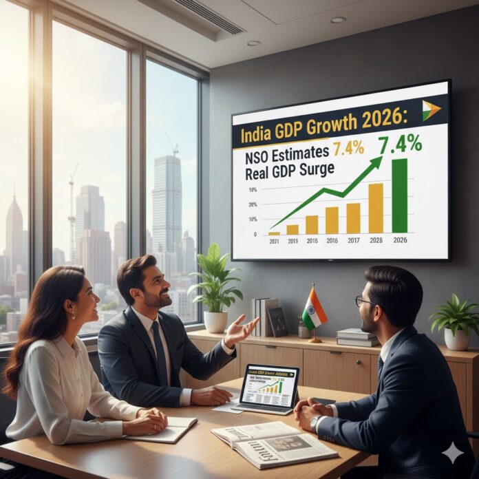 India GDP Growth 2026: NSO Estimates 7.4% Real GDP Surge
