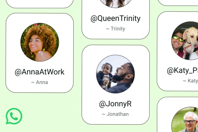 WhatsApp usernames feature rollout 2026