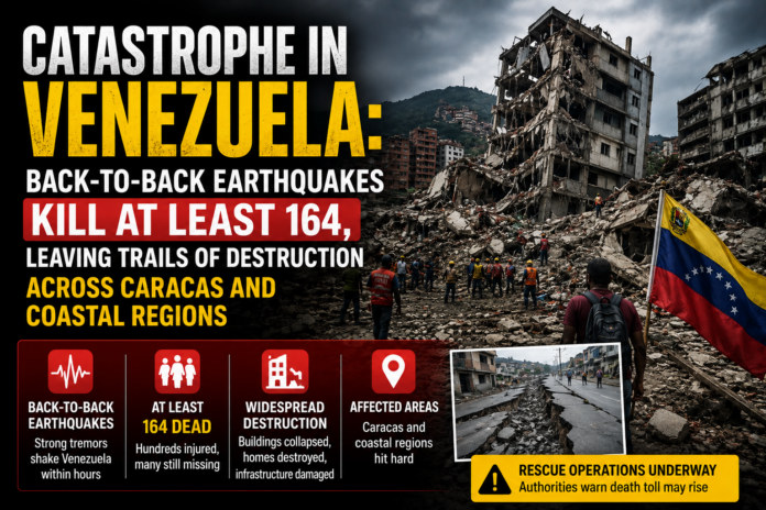 Venezuela earthquakes 2026