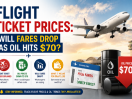 Flight Ticket Prices: Will Fares Drop as Oil Hits $70?