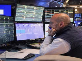 Stock market indices Sensex Nifty lower