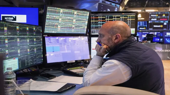 Stock market indices Sensex Nifty lower